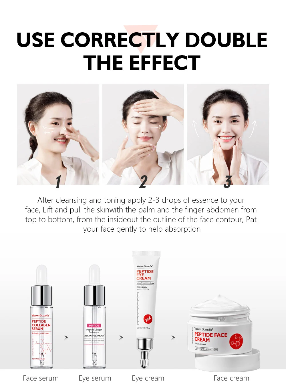 Hexapeptide Collagen Serum 15ml Anti-Aging Firming Hydration 18 hexapeptide collagen serum 15ml vib h8rmss98 desc 18