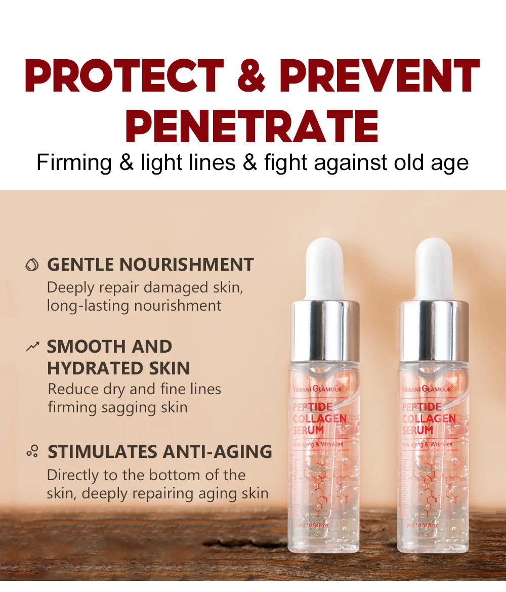 Hexapeptide Collagen Serum 15ml Anti-Aging Firming Hydration 4 hexapeptide collagen serum 15ml vib h8rmss98 desc 4