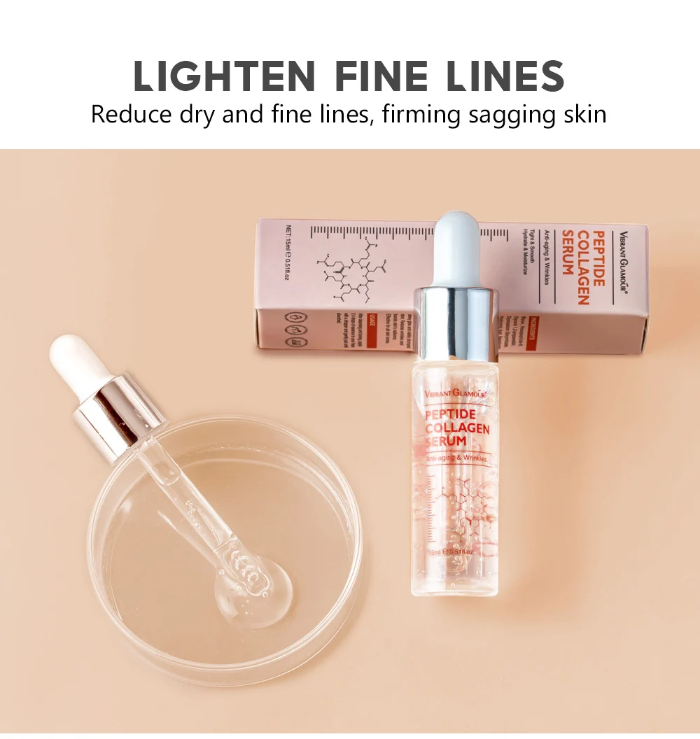 Hexapeptide Collagen Serum 15ml Anti-Aging Firming Hydration 7 hexapeptide collagen serum 15ml vib h8rmss98 desc 7