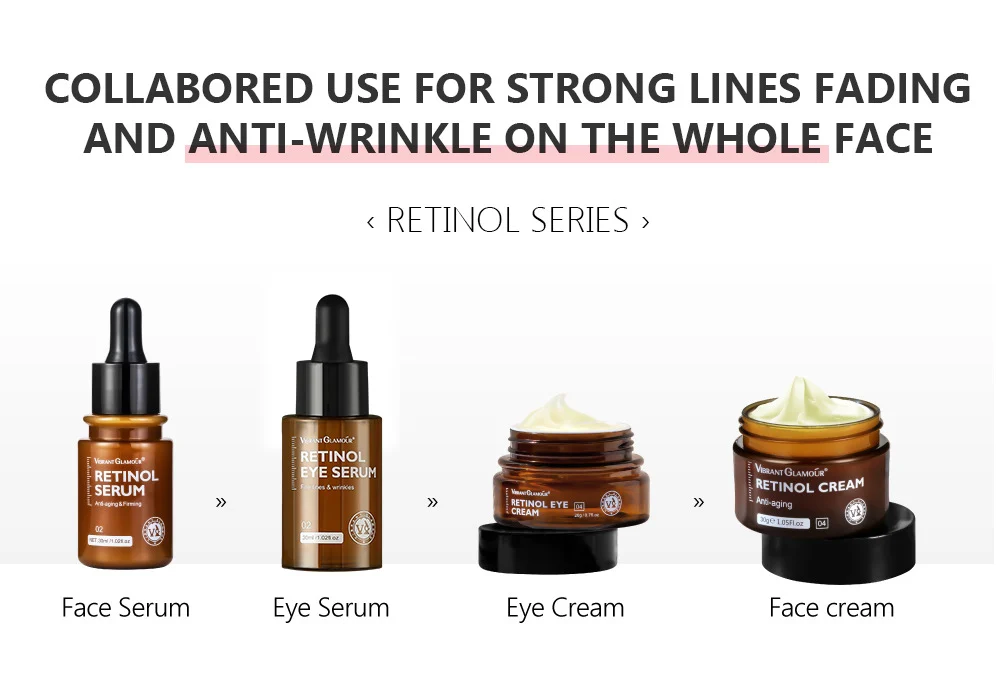 VIBRANT GLAMOUR Retinol Eye Serum with Hyaluronic Acid - Anti Wrinkle, Dark Circles, Puffiness 15 retinol eye serum 30ml vib fuxx8wxt desc 21