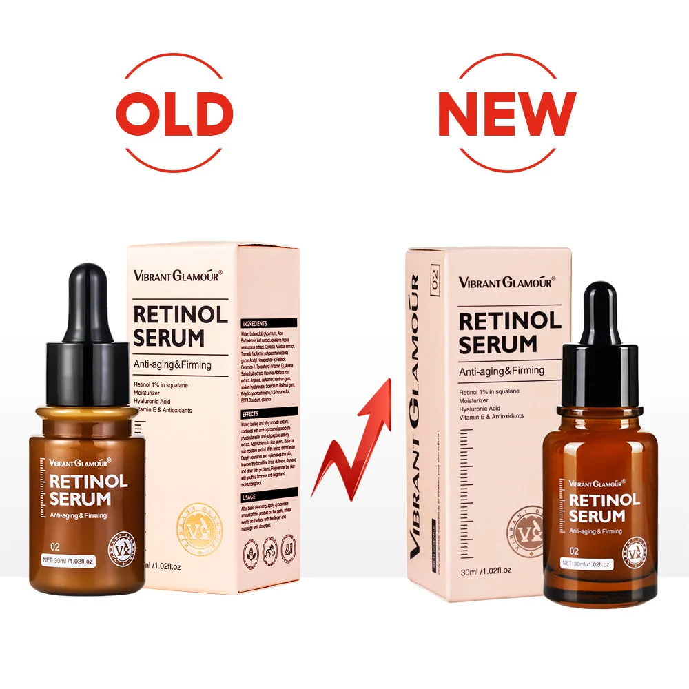 Vibrant Glamour 1% Retinol Face Serum, 30ml Anti-Aging Firming Serum 3 retinol face serum vib mus6nk9j desc 3