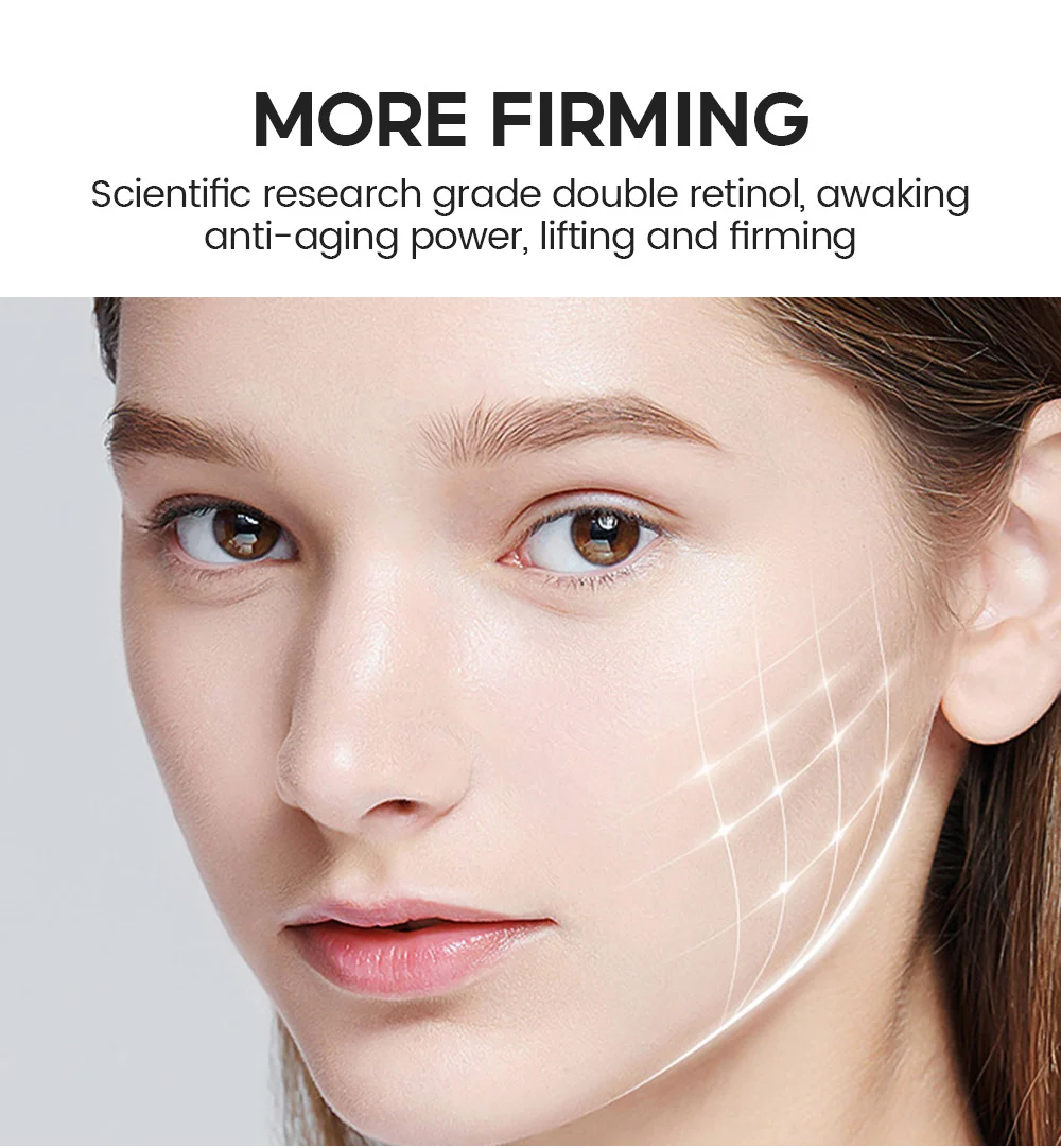 Vibrant Glamour 1% Retinol Face Serum, 30ml Anti-Aging Firming Serum 6 retinol serum anti aging firming face serum 30ml vib seajufeq desc 10