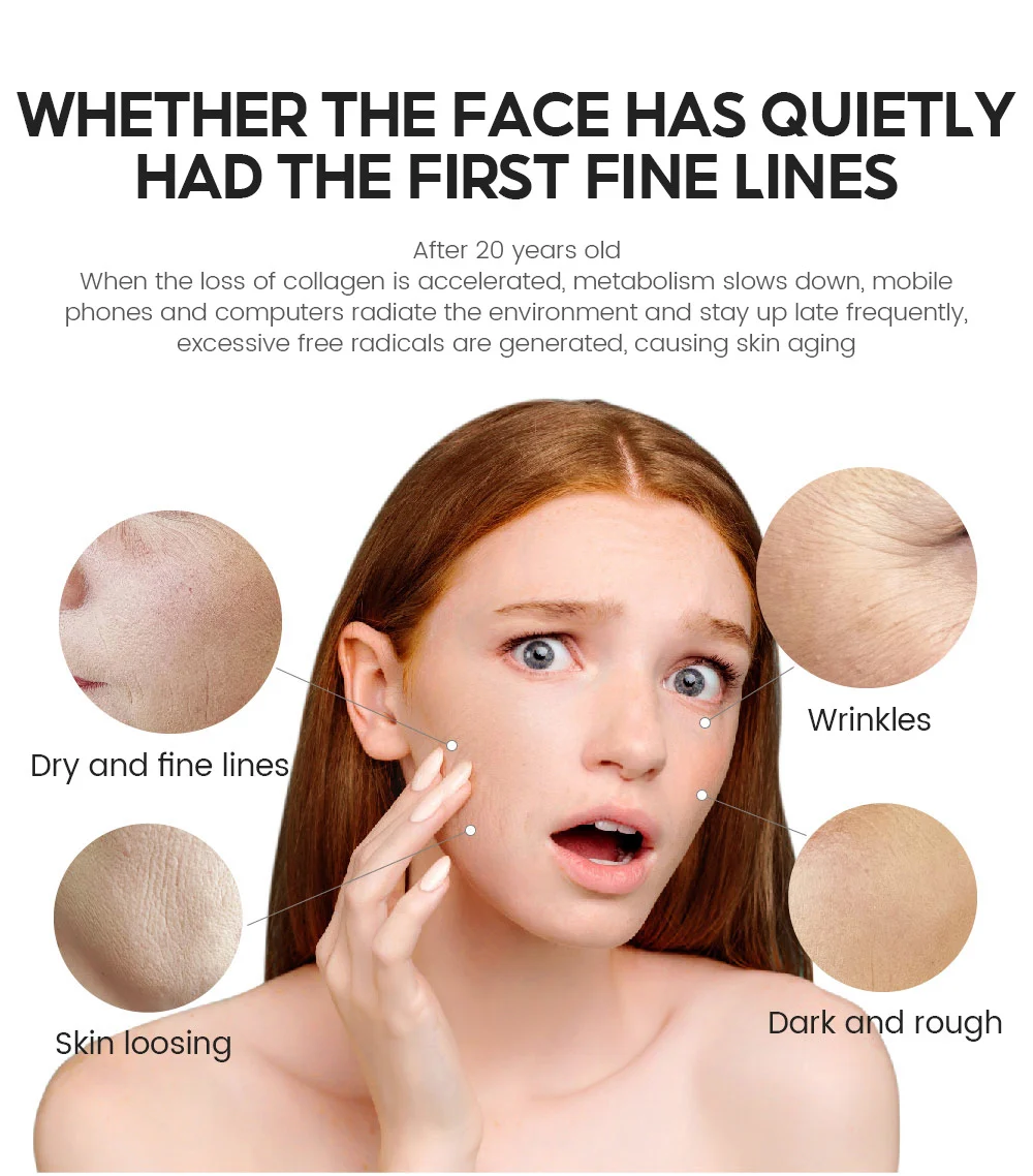 Vibrant Glamour 1% Retinol Face Serum, 30ml Anti-Aging Firming Serum 5 retinol serum anti aging firming face serum 30ml vib seajufeq desc 6