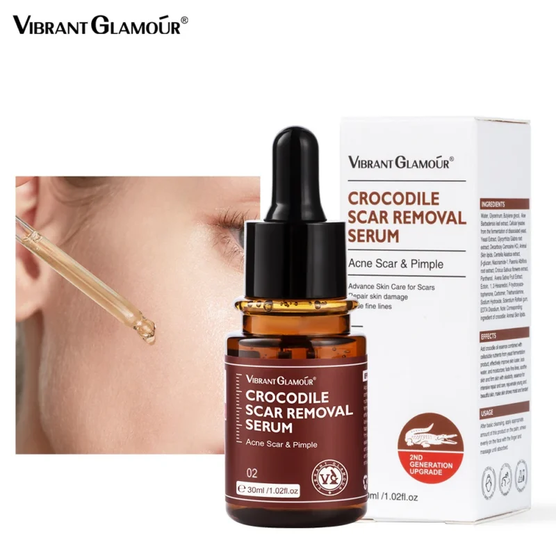 Vibrant Glamour Crocodile Oil Scar Repair Serum 30ml for Moisturizing & Anti-Aging
