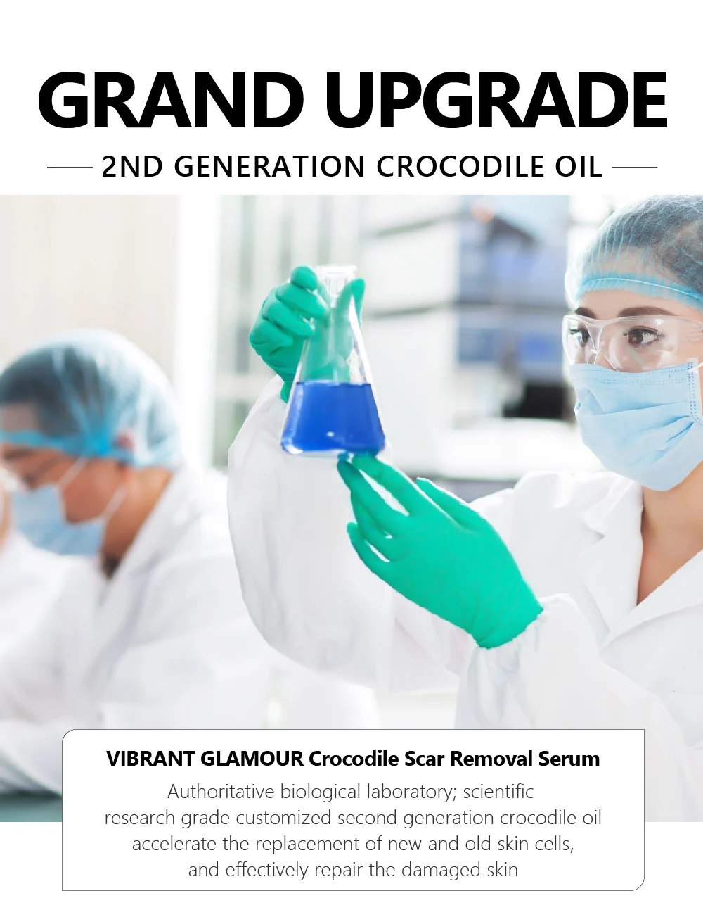 Crocodile Scar Removal Serum by VIBRANT GLAMOUR - 2nd Gen Acne Pit Repair & Pigment Reducer (30ml) 7 vibrant glamour crocodile scar removal serum 30ml vib ffyfaeuv desc 7