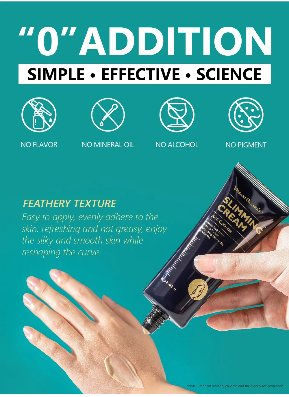 Slimming Body Cream Firming & Tightening Anti-Cellulite Massage Cream 80g 18 vibrant glamour slimming body cream firming tightening anti cellulite 80g vib c7gr78k5 desc 18